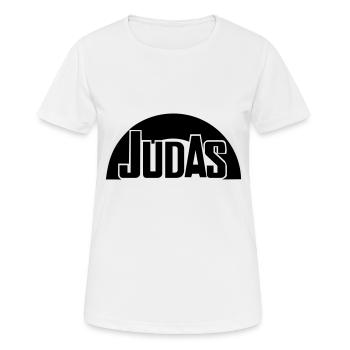 Judas - Traître - T-shirt respirant Femme - blanc - Devant - AI Model Female 172 dark (172cm)