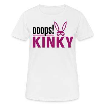 Coquin - T-shirt respirant Femme - blanc - Devant - AI Model Female 172 dark (172cm)