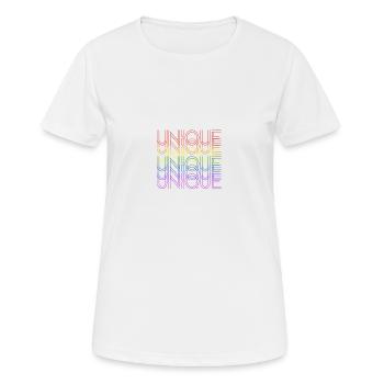 UNIQUE - Women's Breathable T-Shirt - white - Front - AI Model Female 172 dark (172cm)
