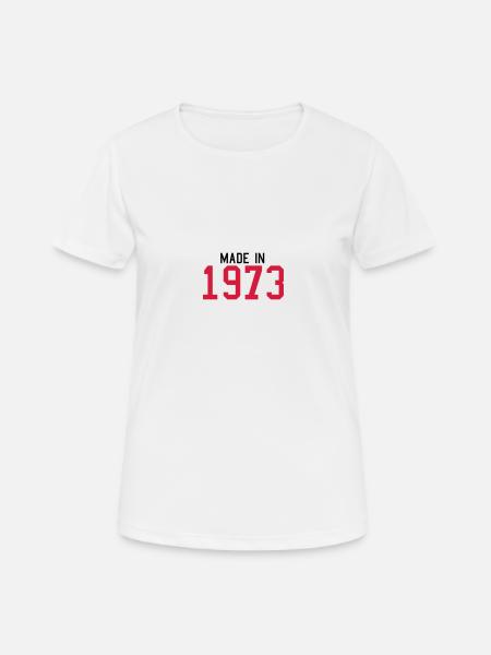 1973 - Women's Breathable T-Shirt - white