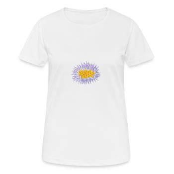 Honeycomb And Lavender - Women's Breathable T-Shirt - white - Front - AI Model Female 172 dark (172cm)