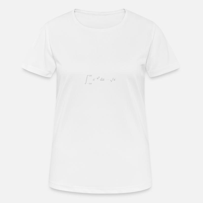 The Gaussian error integral - Women's Breathable T-Shirt - white