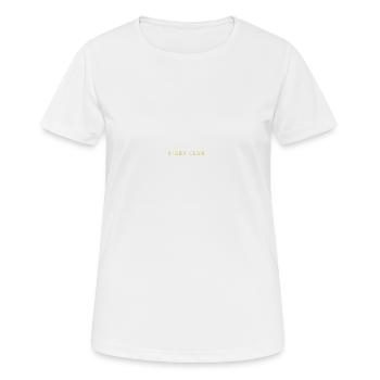 fight club - Women's Breathable T-Shirt - white - Front - AI Model Female 172 dark (172cm)