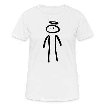 Heiliger - Frauen T-Shirt atmungsaktiv - Weiß - Vorne - AI Model Female 172 dark (172cm)
