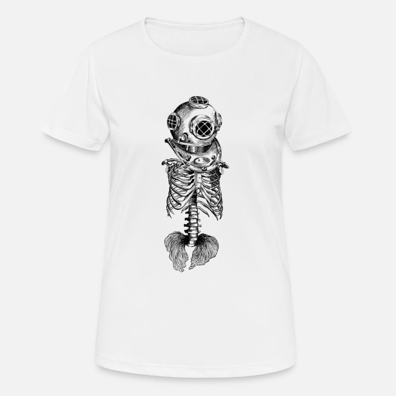 spacesuit - Women's Breathable T-Shirt - white