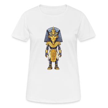 Pharaoh Comic - Women's Breathable T-Shirt - white - Front - AI Model Female 172 dark (172cm)