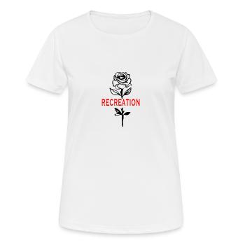 [ . . . ] DESTRUCTIVE - Women's Breathable T-Shirt - white - Front - AI Model Female 172 dark (172cm)