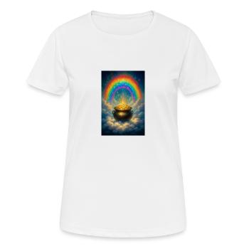 16 - T-shirt respirant Femme - blanc - Devant - AI Model Female 172 dark (172cm)