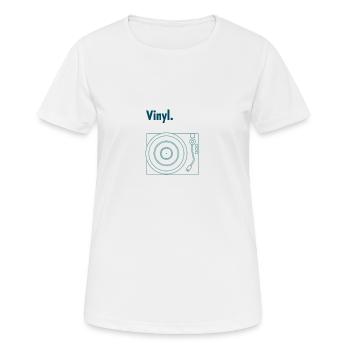 vinyle - T-shirt respirant Femme - blanc - Devant - AI Model Female 172 dark (172cm)