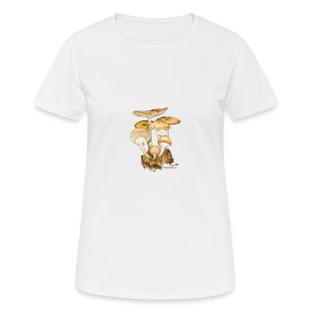 Hallimasch - Women's Breathable T-Shirt - white - Front - AI Model Female 172 dark (172cm)