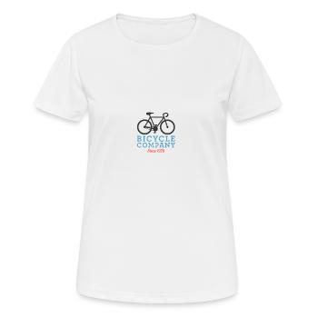 Bicycle Company - Women's Breathable T-Shirt - white - Front - AI Model Female 172 dark (172cm)