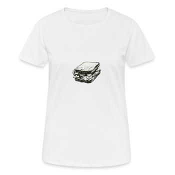 Sandwich - Women's Breathable T-Shirt - white - Front - AI Model Female 172 dark (172cm)