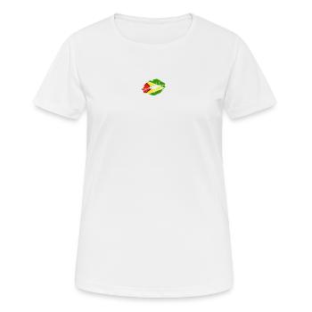 Guyana Flag Country Native Ancestry Pride Womens - Women's Breathable T-Shirt - white - Front - AI Model Female 172 dark (172cm)