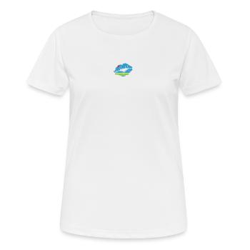 Aruba Flag Country Native Ancestry Pride Womens - Women's Breathable T-Shirt - white - Front - AI Model Female 172 dark (172cm)