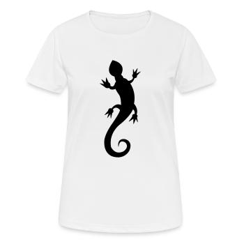 salamander - Frauen T-Shirt atmungsaktiv - Weiß - Vorne - AI Model Female 172 dark (172cm)