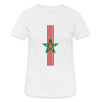 Marokko - Frauen T-Shirt atmungsaktiv - Weiß - Vorne - AI Model Female 172 dark (172cm)