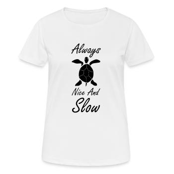 Turtle Turtle - Women's Breathable T-Shirt - white - Front - AI Model Female 172 dark (172cm)