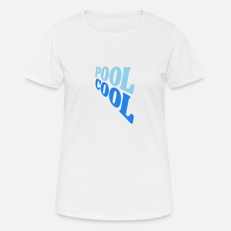 Pool Cool - Women's Breathable T-Shirt - white