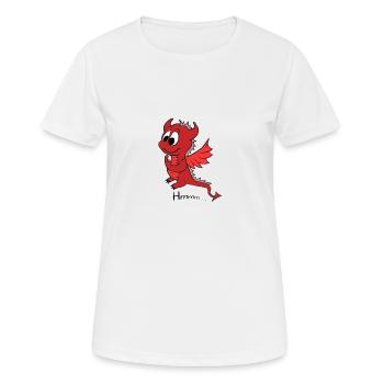 Red Dragon - T-shirt respirant Femme - blanc - Devant - AI Model Female 172 dark (172cm)
