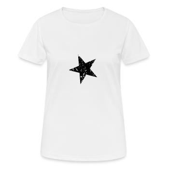 Star,Star - Women's Breathable T-Shirt - white - Front - AI Model Female 172 dark (172cm)