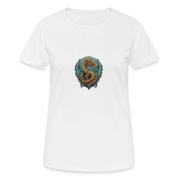 Dragon - T-shirt respirant Femme - blanc - Devant - AI Model Female 172 dark (172cm)