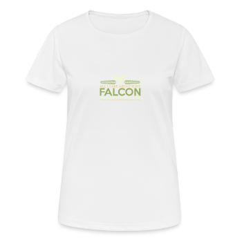 falknerei sport - Frauen T-Shirt atmungsaktiv - Weiß - Vorne - AI Model Female 172 dark (172cm)