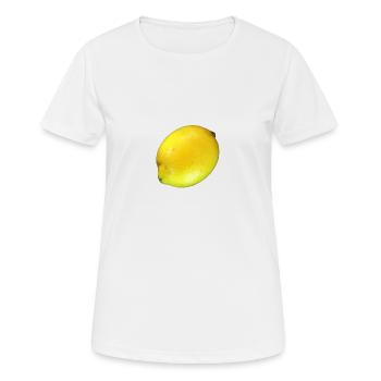 citron lime citron veggie Veggie agrumes - T-shirt respirant Femme - blanc - Devant - AI Model Female 172 dark (172cm)