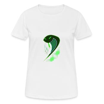 cobra - T-shirt respirant Femme - blanc - Devant - AI Model Female 172 dark (172cm)