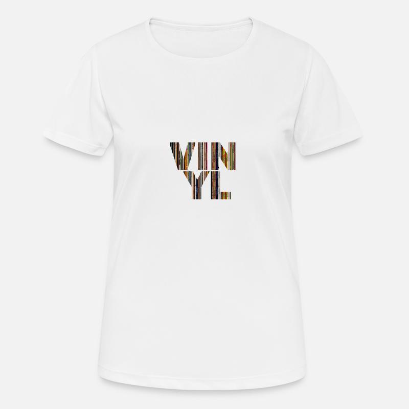 vinyl 2 - Women's Breathable T-Shirt - white