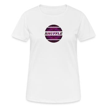 Shuffle dance - Women's Breathable T-Shirt - white - Front - AI Model Female 172 dark (172cm)