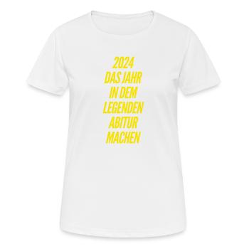 Légendes de la remise des diplômes - T-shirt respirant Femme - blanc - Devant - AI Model Female 172 dark (172cm)