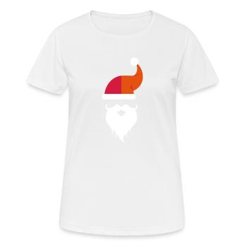 Weihnachtsmann - Frauen T-Shirt atmungsaktiv - Weiß - Vorne - AI Model Female 172 dark (172cm)