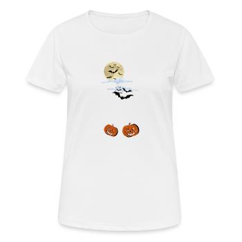 La veille d’Halloween - T-shirt respirant Femme - blanc - Devant - AI Model Female 172 dark (172cm)