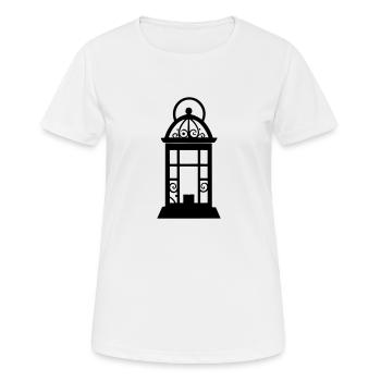 lanterne - T-shirt respirant Femme - blanc - Devant - AI Model Female 172 dark (172cm)