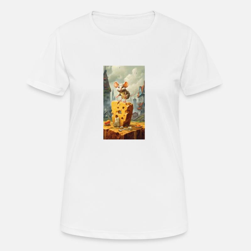 Mouse - Women's Breathable T-Shirt - white