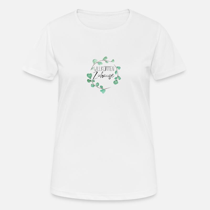 Welcome home - Women's Breathable T-Shirt - white