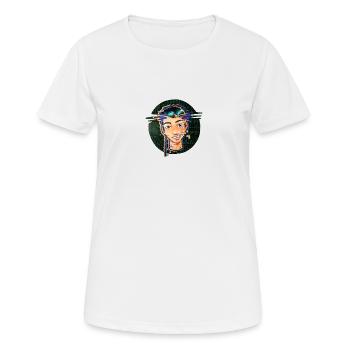 Geek Girl - T-shirt respirant Femme - blanc - Devant - AI Model Female 172 dark (172cm)