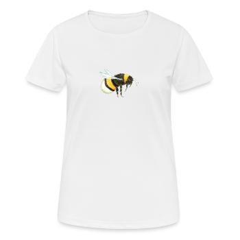 bourdon - T-shirt respirant Femme - blanc - Devant - AI Model Female 172 dark (172cm)