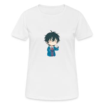 Anime - T-shirt respirant Femme - blanc - Devant - AI Model Female 172 dark (172cm)