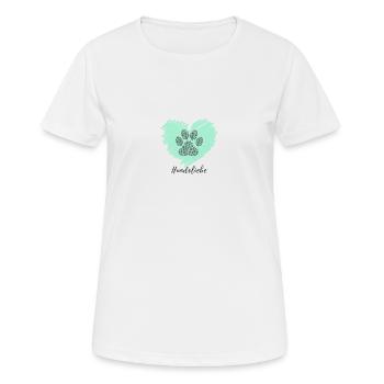 Amour des chiens - T-shirt respirant Femme - blanc - Devant - AI Model Female 172 dark (172cm)