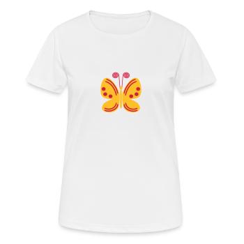 Papillon papillon motte insecte abeille cadeau - T-shirt respirant Femme - blanc - Devant - AI Model Female 172 dark (172cm)