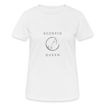 Scorpio Queen - Women's Breathable T-Shirt - white - Front - AI Model Female 172 dark (172cm)