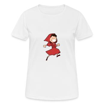 woman 161028 1280 - T-shirt respirant Femme - blanc - Devant - AI Model Female 172 dark (172cm)