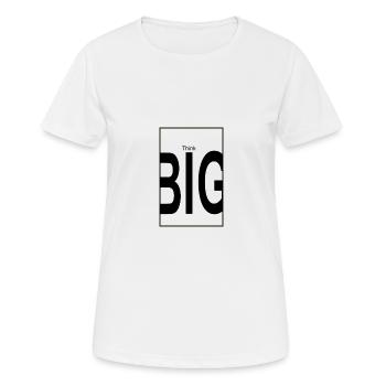 voir grand - T-shirt respirant Femme - blanc - Devant - AI Model Female 172 dark (172cm)