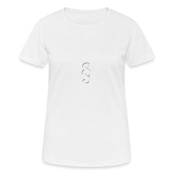 paragraph - Women's Breathable T-Shirt - white - Front - AI Model Female 172 dark (172cm)
