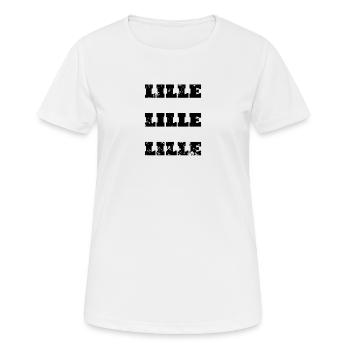 LILLE france - T-shirt respirant Femme - blanc - Devant - AI Model Female 172 dark (172cm)