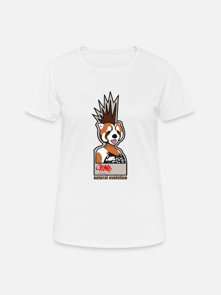 Punk - Frauen T-Shirt atmungsaktiv - Weiß