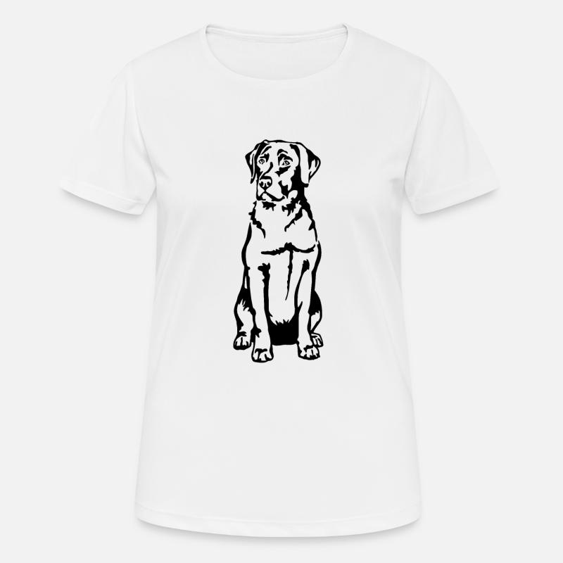Labrador - Women's Breathable T-Shirt - white