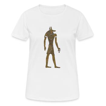 Ägypten Ägypten Isis Pharaonen Pharaonen Pyramide Afrika - Frauen T-Shirt atmungsaktiv - Weiß - Vorne - AI Model Female 172 dark (172cm)