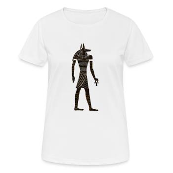 Ägypten Ägypten Isis Pharaonen Pharaonen Pyramide Afrika - Frauen T-Shirt atmungsaktiv - Weiß - Vorne - AI Model Female 172 dark (172cm)